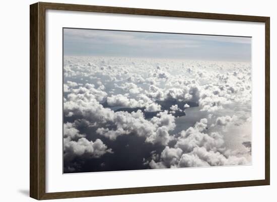 Indian Ocean, Aerial Shot, Approach on the Seychelles-Catharina Lux-Framed Photographic Print