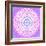 Indian Ornament, Mandala in Pink-art_of_sun-Framed Art Print