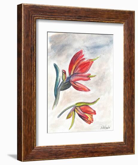 Indian Paint Brush-Jennifer Redstreake Geary-Framed Art Print