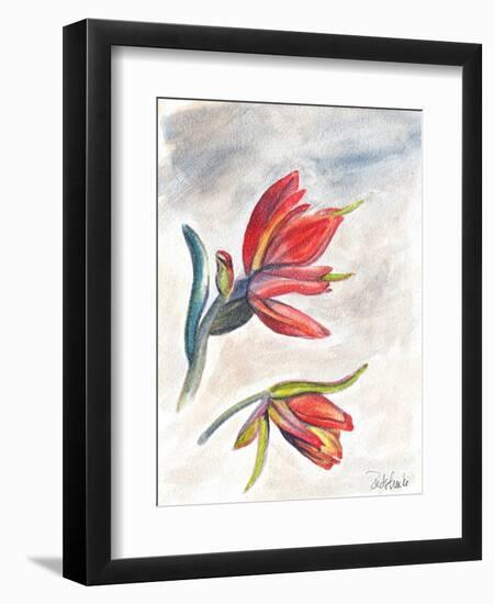 Indian Paint Brush-Jennifer Redstreake Geary-Framed Art Print