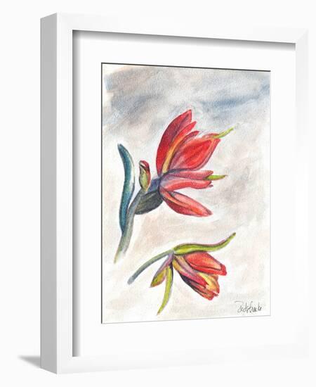 Indian Paint Brush-Jennifer Redstreake Geary-Framed Art Print