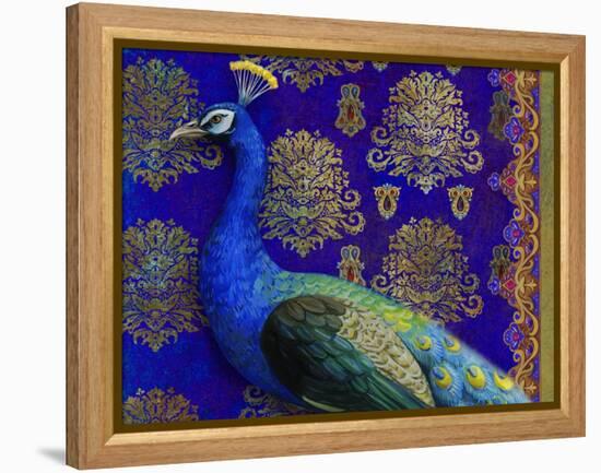 Indian Peacock-Maria Rytova-Framed Premier Image Canvas