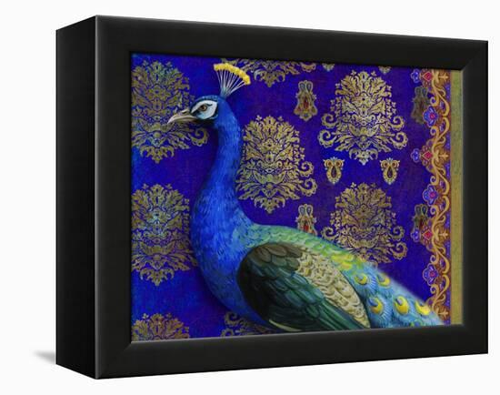 Indian Peacock-Maria Rytova-Framed Premier Image Canvas