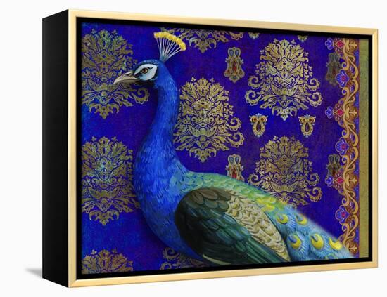 Indian Peacock-Maria Rytova-Framed Premier Image Canvas