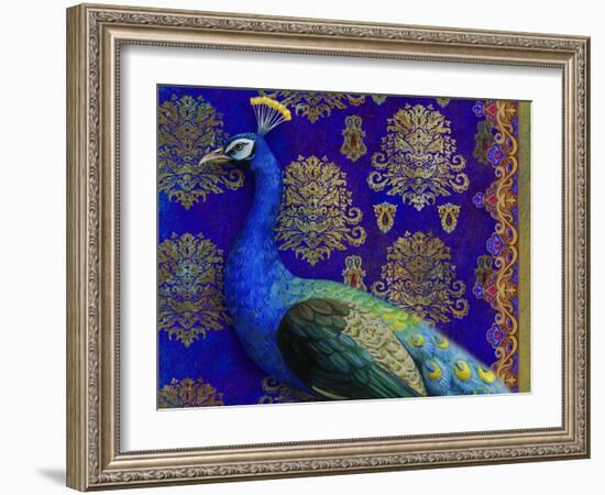 Indian Peacock-Maria Rytova-Framed Giclee Print