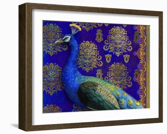 Indian Peacock-Maria Rytova-Framed Giclee Print