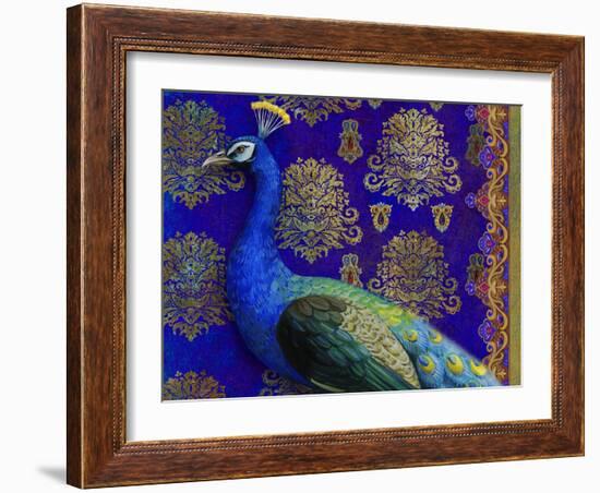 Indian Peacock-Maria Rytova-Framed Giclee Print