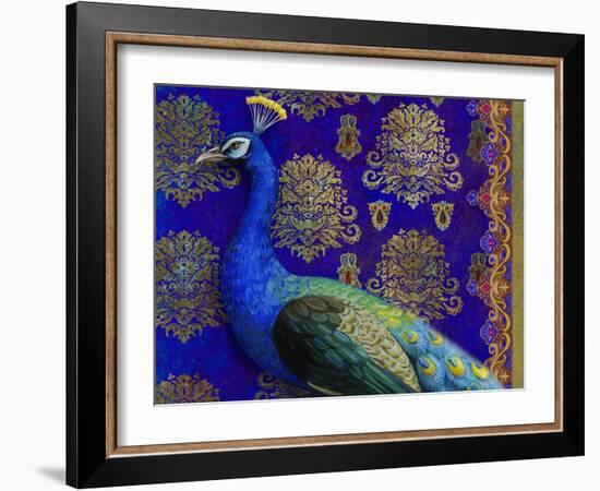 Indian Peacock-Maria Rytova-Framed Giclee Print