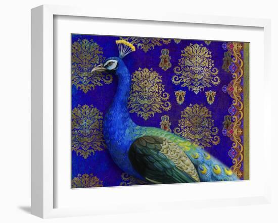 Indian Peacock-Maria Rytova-Framed Giclee Print