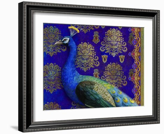 Indian Peacock-Maria Rytova-Framed Giclee Print