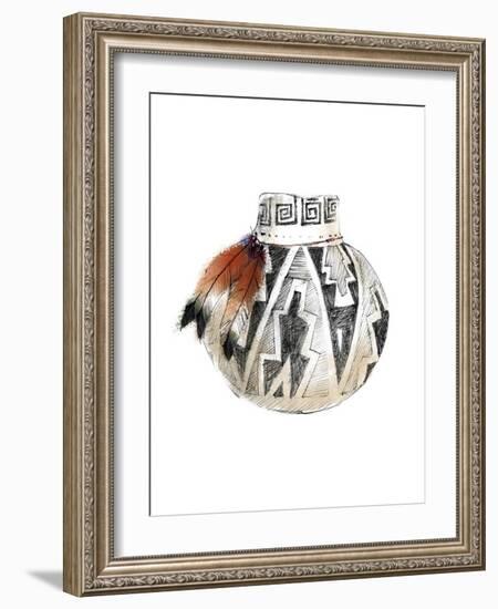 Indian Pottery-Avery Tillmon-Framed Art Print