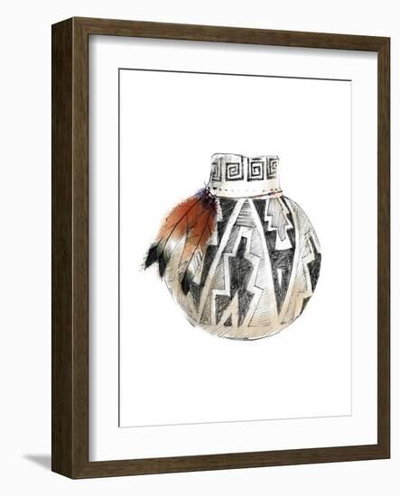 Indian Pottery-Avery Tillmon-Framed Art Print