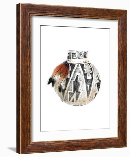 Indian Pottery-Avery Tillmon-Framed Art Print