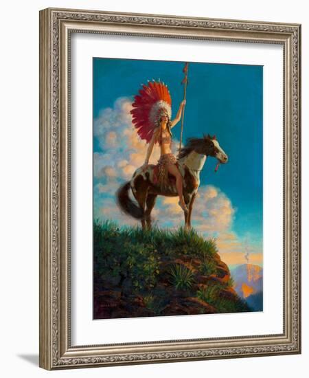 Indian Princess-Edward Eggleston-Framed Art Print