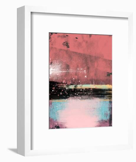 Indian Red Abstract Study-Emma Moore-Framed Art Print