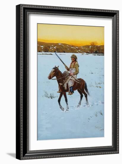 Indian Returning from the Hunt, 1912-Henry Francois Farny-Framed Giclee Print