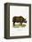 Indian Rhinoceros-null-Framed Premier Image Canvas