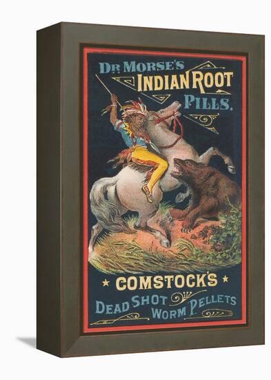 Indian Root Worm Pellets-null-Framed Stretched Canvas