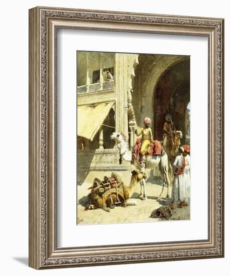 Indian Scene, 1884-89-Edwin Lord Weeks-Framed Giclee Print