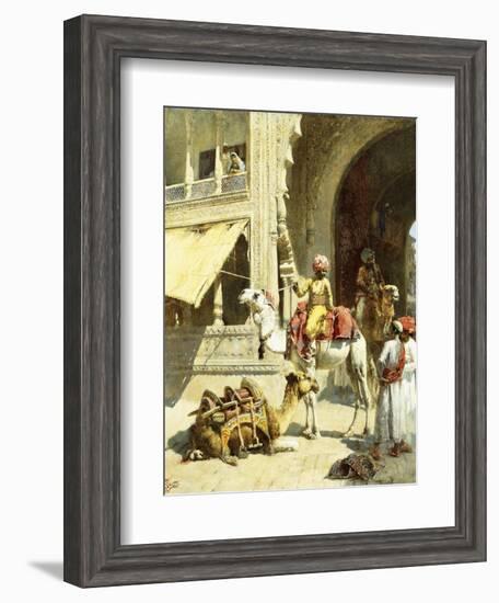 Indian Scene, 1884-89-Edwin Lord Weeks-Framed Giclee Print