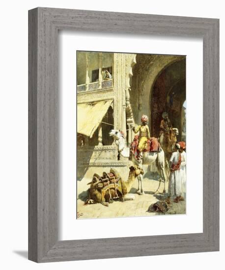 Indian Scene, 1884-89-Edwin Lord Weeks-Framed Giclee Print