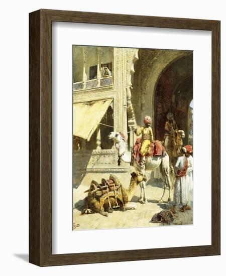 Indian Scene, 1884-89-Edwin Lord Weeks-Framed Giclee Print