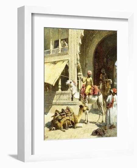 Indian Scene, 1884-89-Edwin Lord Weeks-Framed Giclee Print