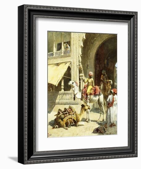 Indian Scene, 1884-89-Edwin Lord Weeks-Framed Giclee Print