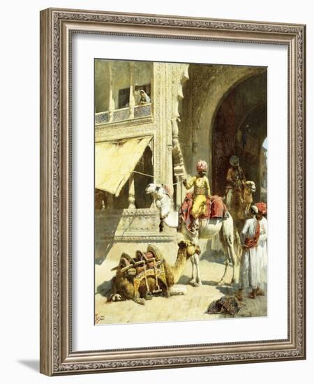 Indian Scene, 1884-89-Edwin Lord Weeks-Framed Giclee Print