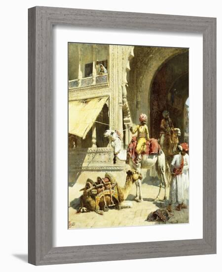 Indian Scene, 1884-89-Edwin Lord Weeks-Framed Giclee Print