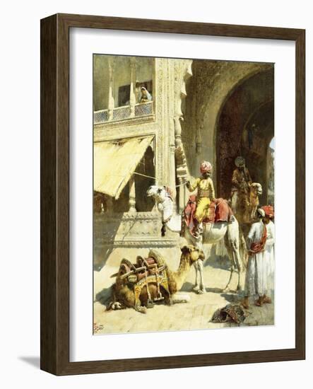 Indian Scene, 1884-89-Edwin Lord Weeks-Framed Giclee Print