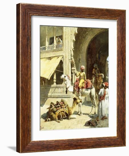 Indian Scene, 1884-89-Edwin Lord Weeks-Framed Giclee Print