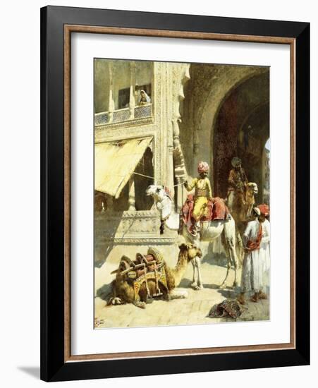 Indian Scene, 1884-89-Edwin Lord Weeks-Framed Giclee Print