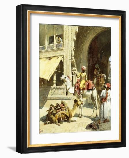 Indian Scene, 1884-89-Edwin Lord Weeks-Framed Giclee Print