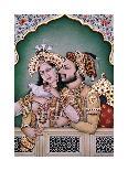 Radha and Krishna-Indian School-Framed Giclee Print