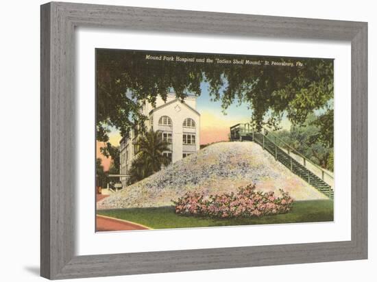 Indian Shell Mound, St. Petersburg, Florida-null-Framed Art Print