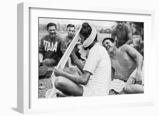 Indian Sikh Athlete, Berlin Olympics, 1936-null-Framed Giclee Print