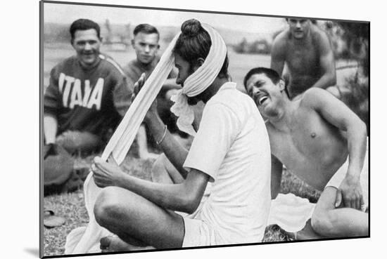 Indian Sikh Athlete, Berlin Olympics, 1936-null-Mounted Giclee Print