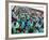 Indian Sikh Pilgrims Wait for Immigration Clearance at Wagah Railway Station Near Lahore-null-Framed Photographic Print