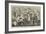 Indian Sketches, Crossing a Nullah-null-Framed Giclee Print