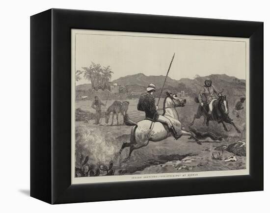 Indian Sketches, Pie-Sticking at Poonah-John Charlton-Framed Premier Image Canvas