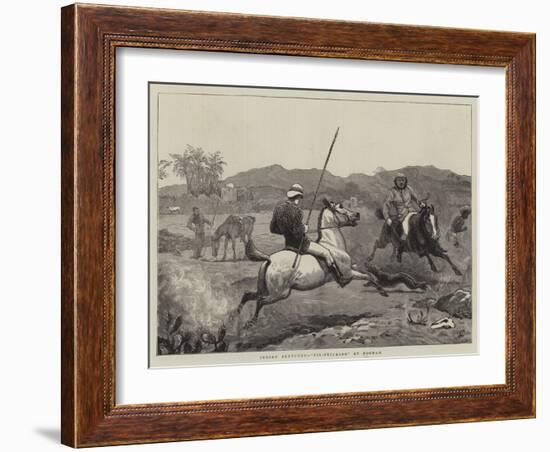 Indian Sketches, Pie-Sticking at Poonah-John Charlton-Framed Giclee Print