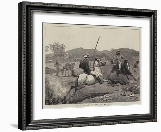 Indian Sketches, Pie-Sticking at Poonah-John Charlton-Framed Giclee Print