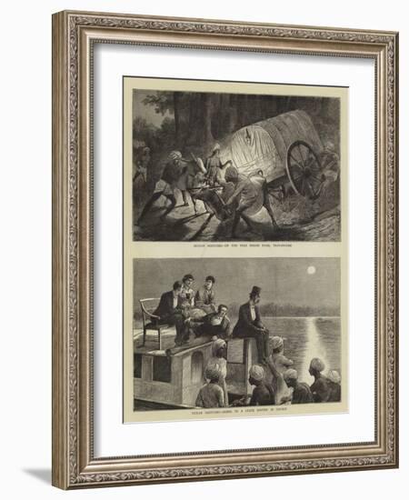 Indian Sketches-William Ralston-Framed Giclee Print