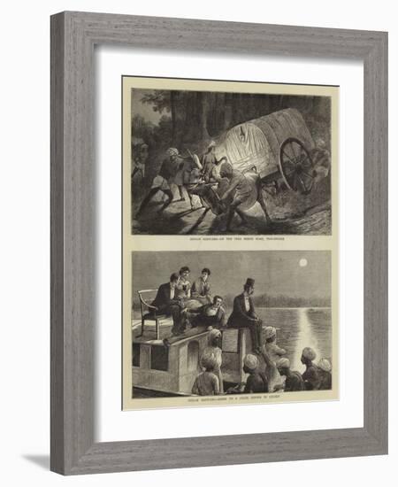 Indian Sketches-William Ralston-Framed Giclee Print