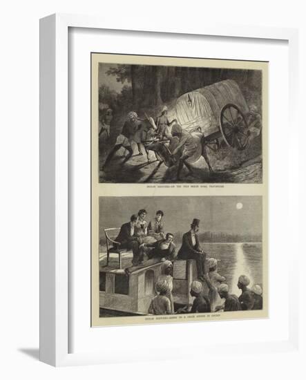 Indian Sketches-William Ralston-Framed Giclee Print