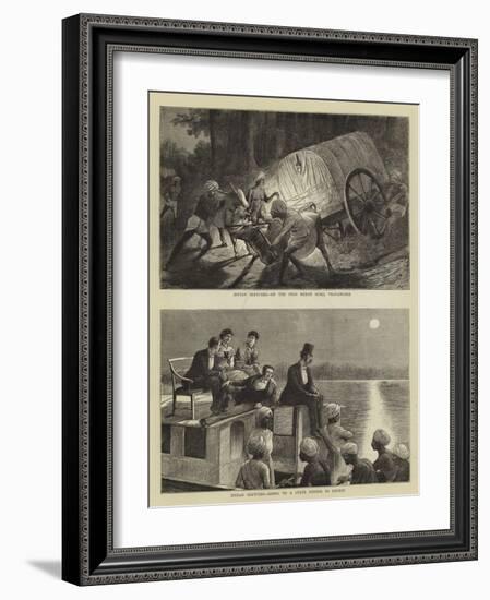 Indian Sketches-William Ralston-Framed Giclee Print