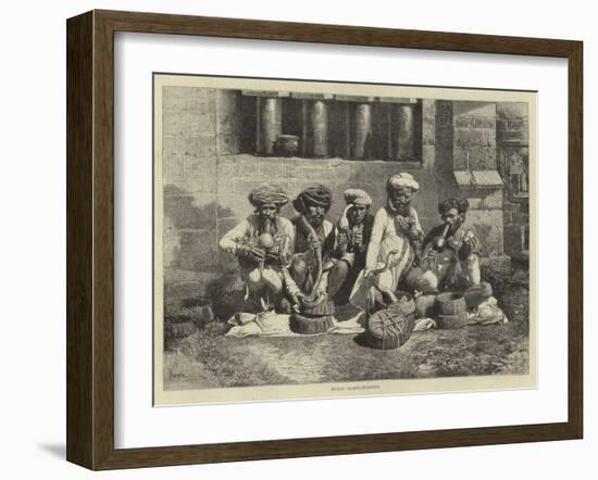 Indian Snake-Charmers-null-Framed Giclee Print