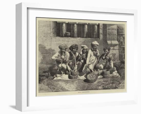 Indian Snake-Charmers-null-Framed Giclee Print