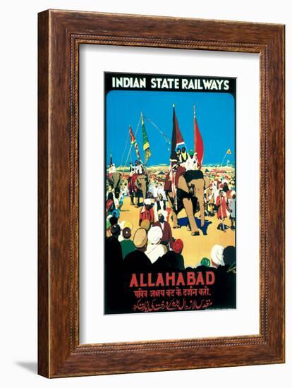 Indian State Railways, Allahabad-null-Framed Art Print